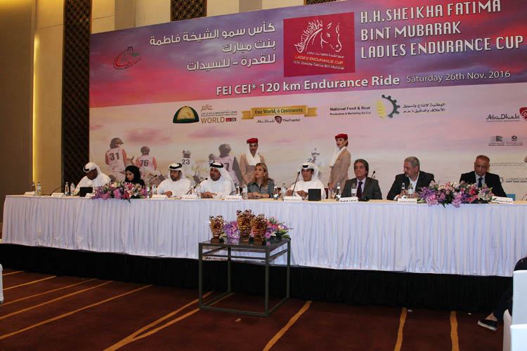 HH Sheikha Fatima Bint Mubarak Ladies Endurance Cup press conference